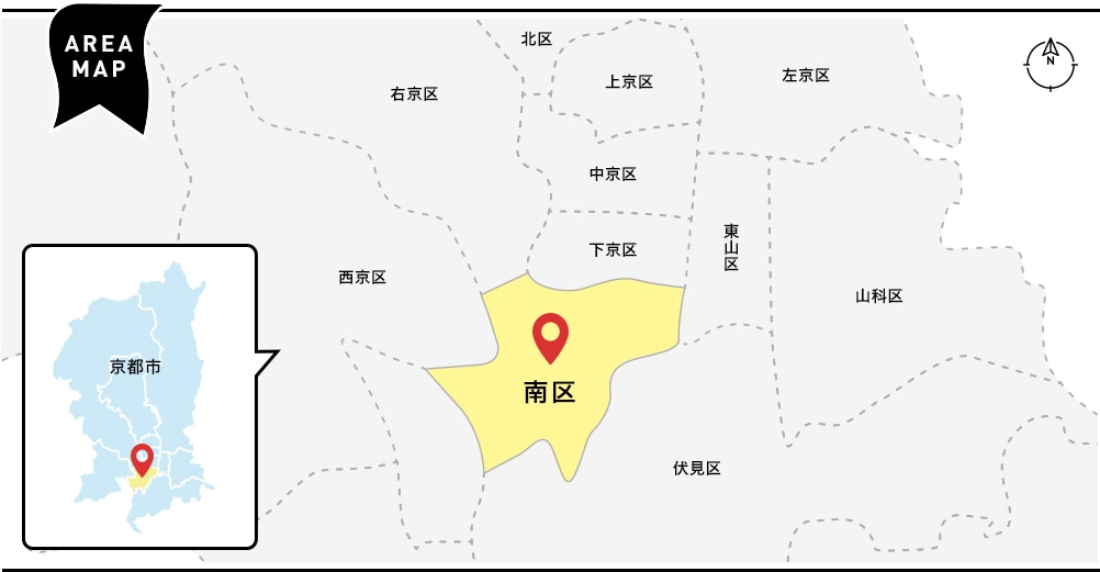 京都市南区MAP